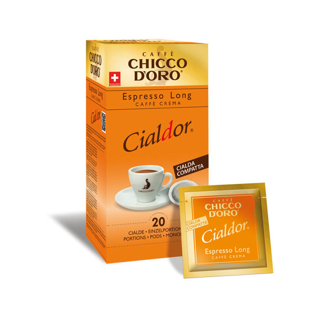 Immagine di Cialde CIALDOR Espresso Long (box da 20 porzioni)
