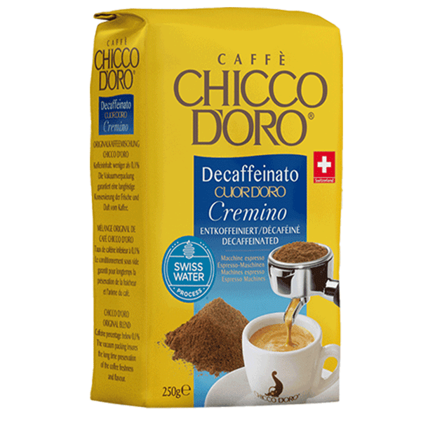 Prodotto macinato Decaffeinato Cuor d'oro cremino