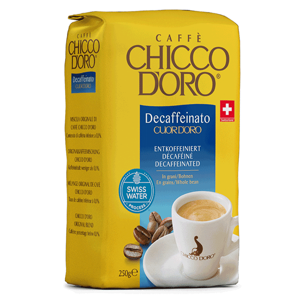 Prodotto caffè in grani Decaffeinato Cuor d'oro
