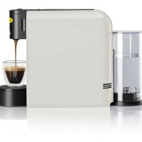 Macchina a capsule - Caffitaly s33 maia bianca ripresa di lato