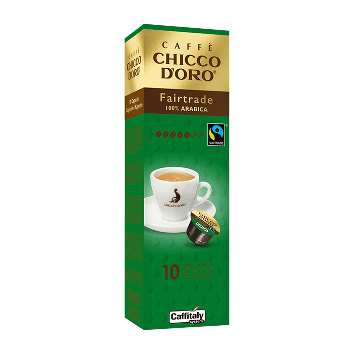 Prodotto caffè in capsule Fairtrade 100% Arabica