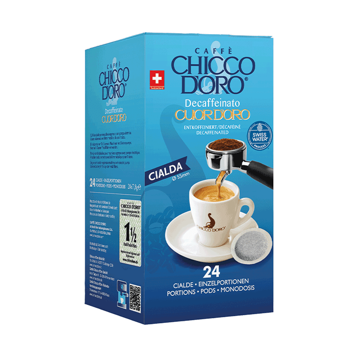 Prodotto cialda decaffeinato cuor d'oro