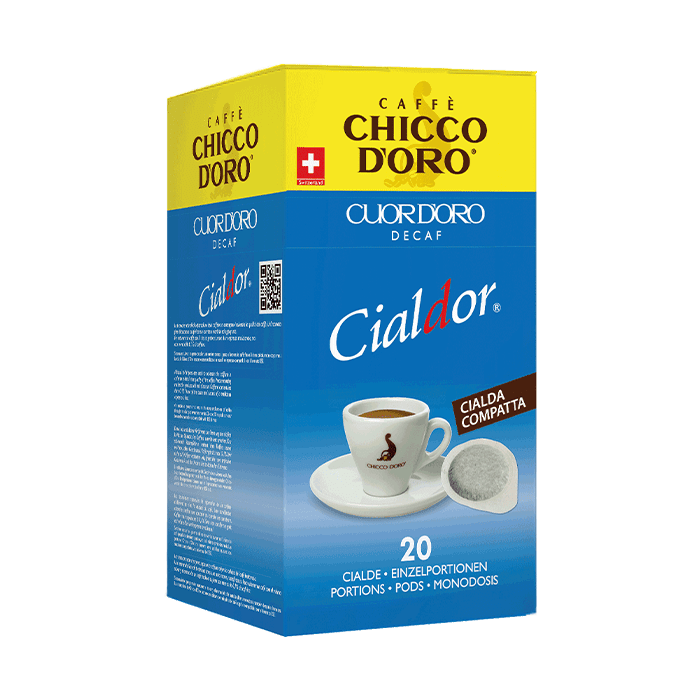 Prodotto Cialdor cialda compatta Cuor d'oro decaffeinato
