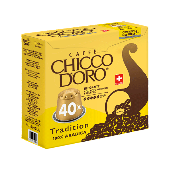 Caffè Chicco D'oro caffè Tradition in capsule compatibili Nespresso